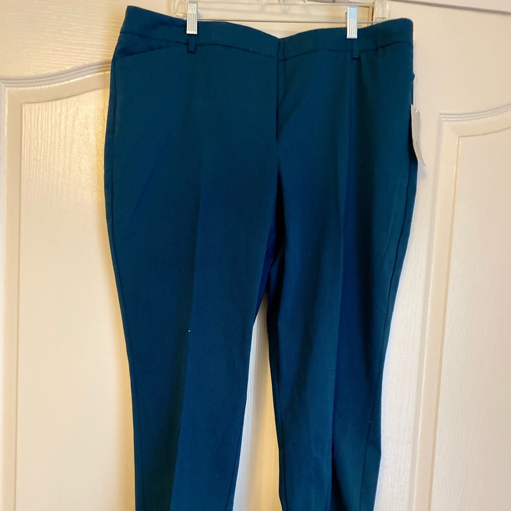 NWT aqua green size 18 Worthington pants